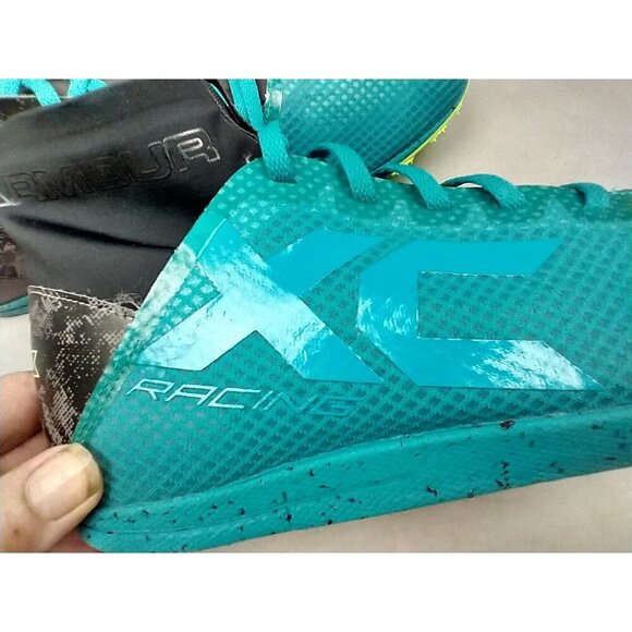 Under Armour Bandit XC Spikes Track Shoes Blue Black Mens 11.5 Sneakers Racing - Picture 15 of 16